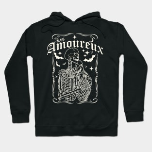 The Lovers - Les Amoureux, Vintage Tarot Card Astrology Goth Hoodie